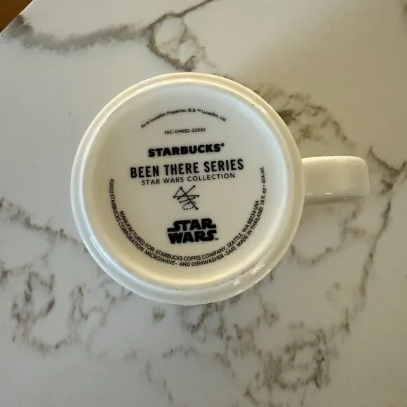 Star Wars / Disney Starbucks Naboo, Nevarro, Ahch-To "been there" 3-mug set - Picture 9 of 15